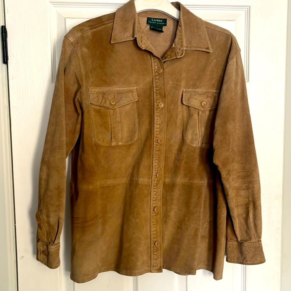 Ralph Lauren Vintage Camel Suede Jacket